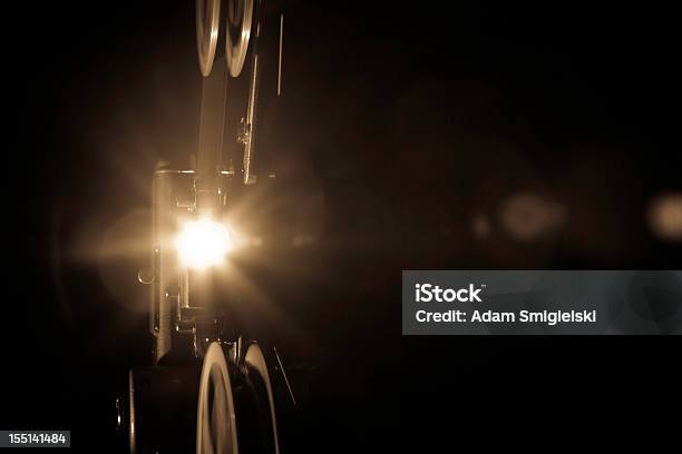 Old Projector Stock Photo - Download Image Now - Movie Theater, Movie, Film Reel