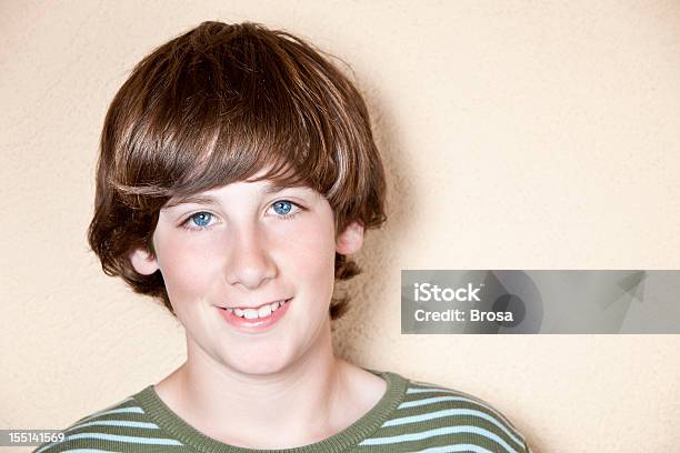 Portrait Of Young Teenager Stock Photo - Download Image Now - Portrait, Beige, Boys