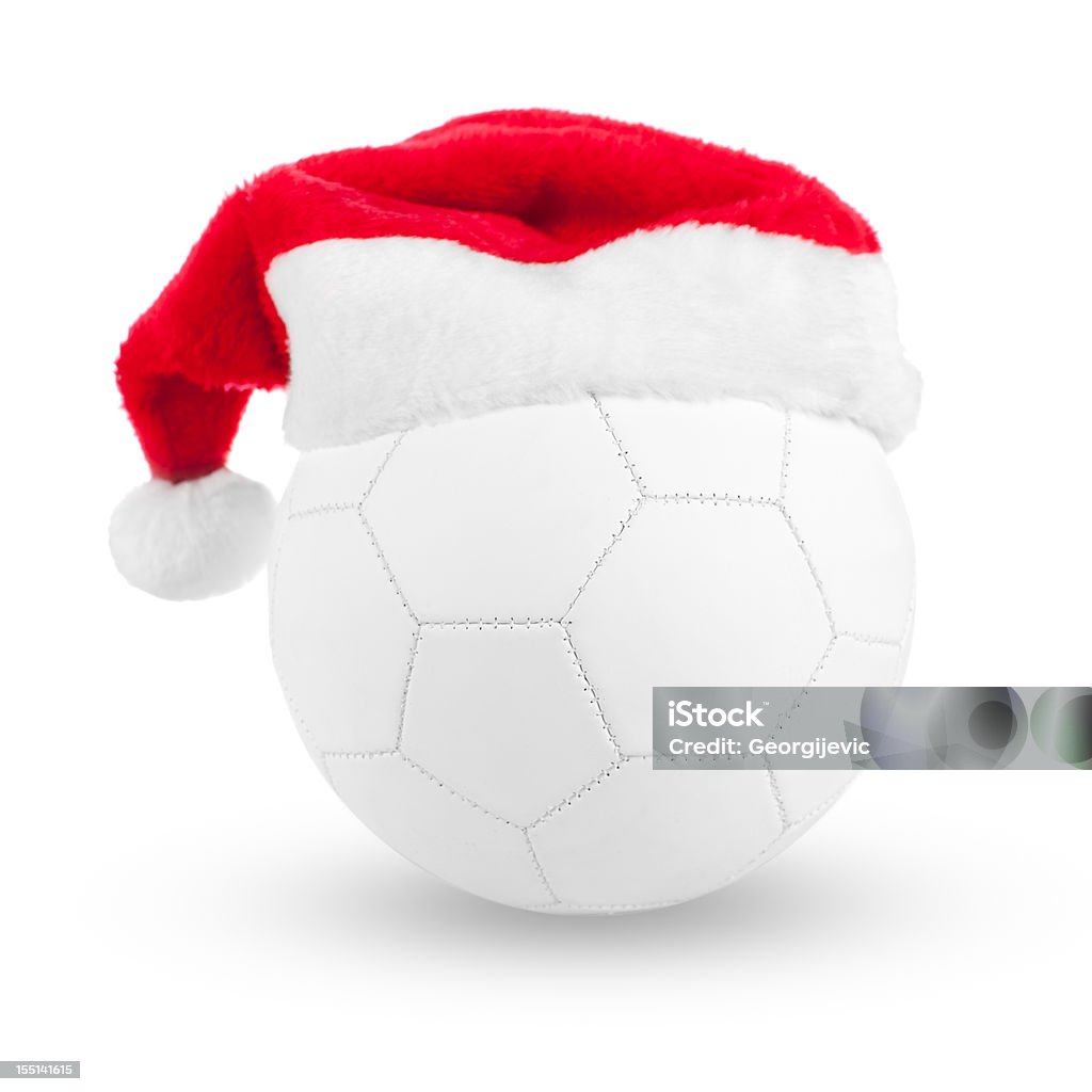 クリスマスのサッカーボール。 - �お祝いのロイヤリティフリーストックフォト