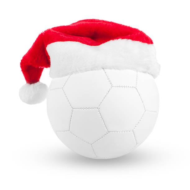 istock Christmas soccer ball. 155141615