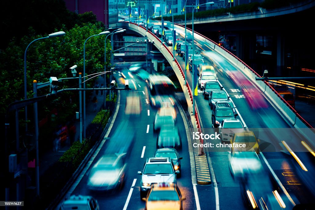 Belebten Verkehr - Lizenzfrei Bewegung Stock-Foto