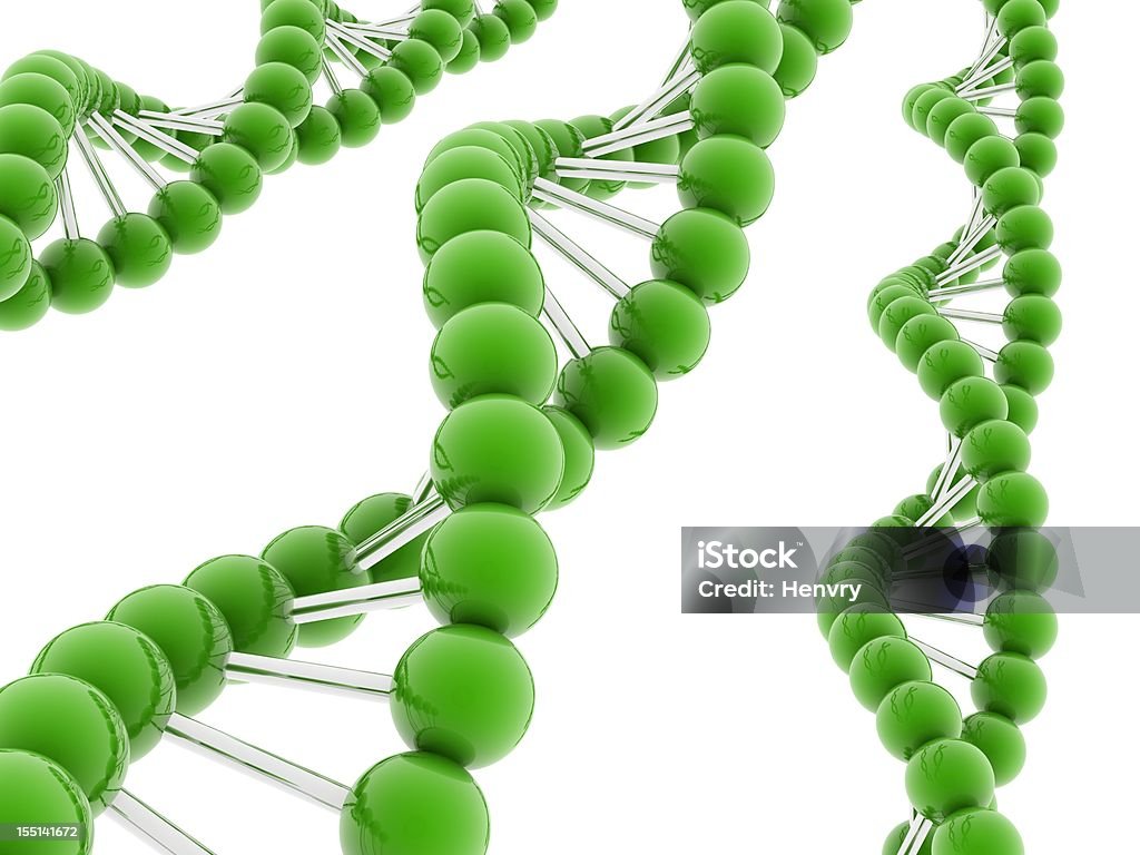 Modello del DNA. - Foto stock royalty-free di Acciaio