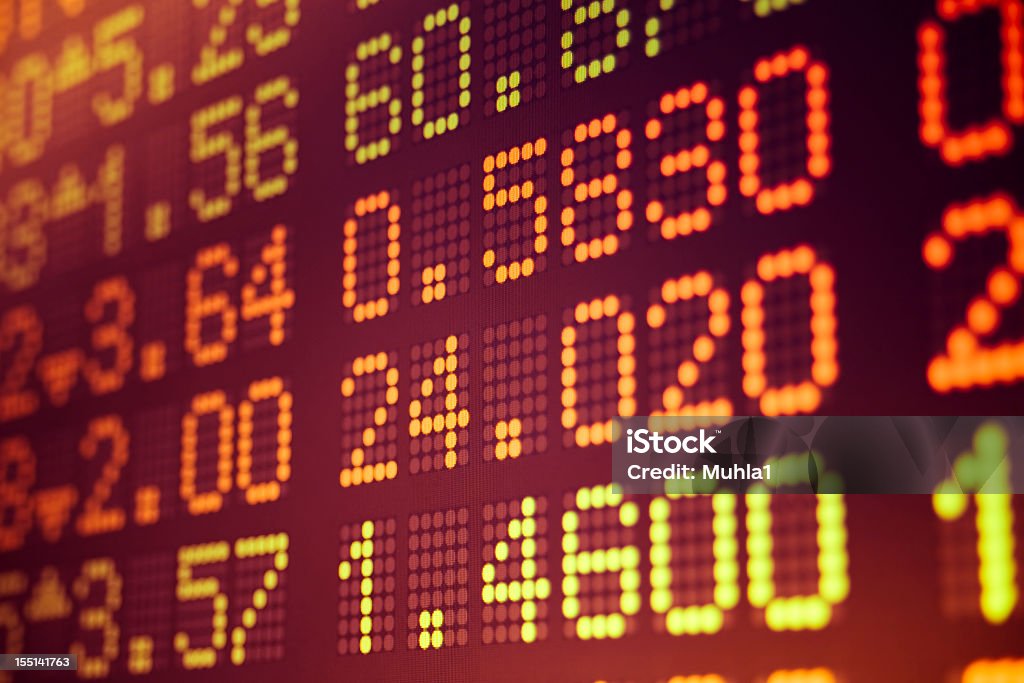 Datos de Stock - Foto de stock de Mercado bursátil libre de derechos