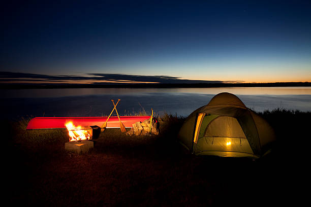 parque nacional montanha riding - canada landscape manitoba lake - fotografias e filmes do acervo