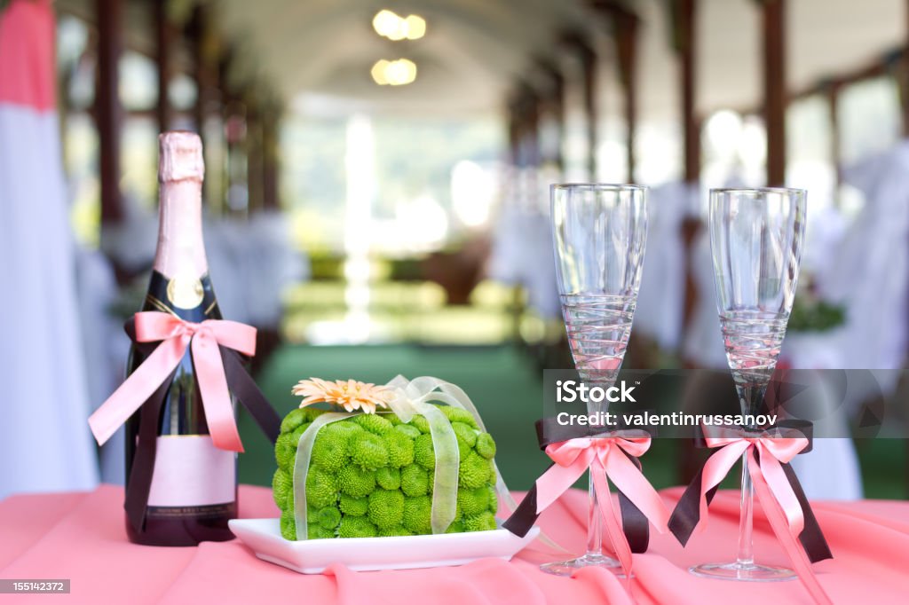 Decorazioni di nozze - Foto stock royalty-free di Cena