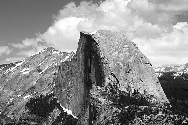 view of Half Dome, a location that is only accessible via a strenuous hike,