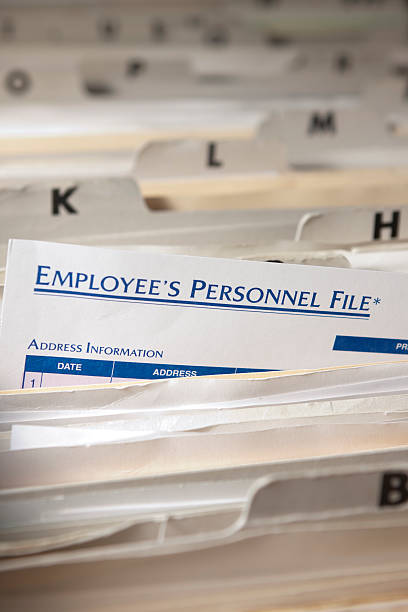 istock Employee's Personnel File 155143010