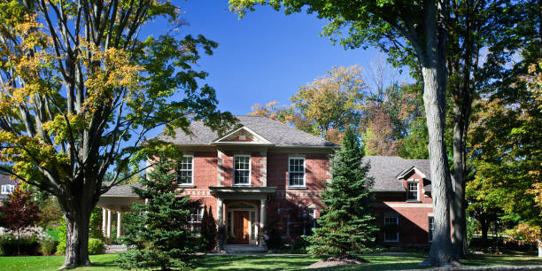 istock A beautiful two story estate home. 155143187