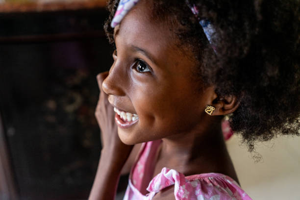 istock Happy girl at home 1551433451