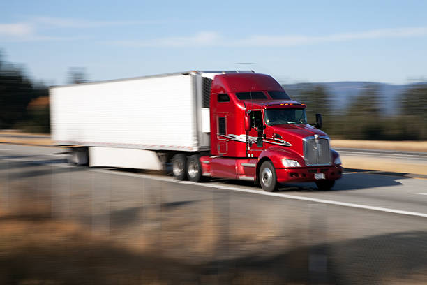 istock Truck on the highway 155143389