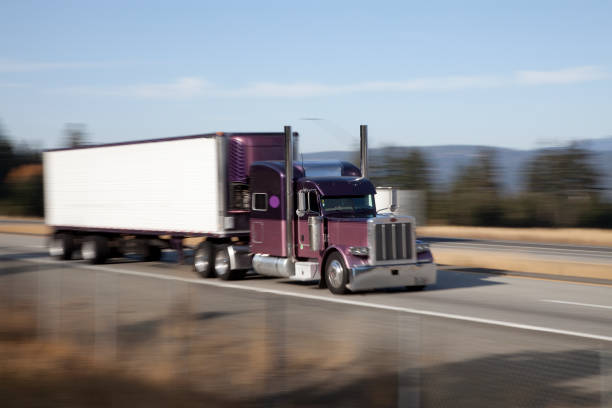 istock Truck on the highway 155143464