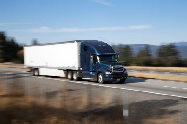 istock Truck on the highway 155143571