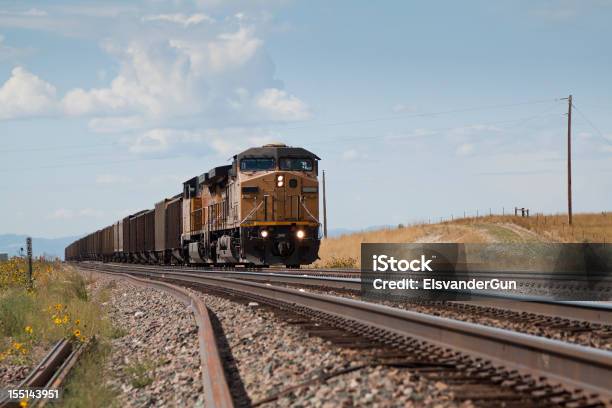 Union Pacific Railroad Zug Nähern Stockfoto und mehr Bilder von Güterzug - Güterzug, Eisenbahn, USA
