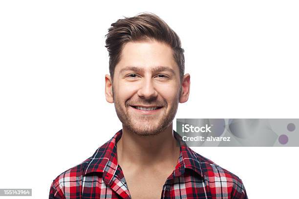 Portrait Of A Smiling Man Stock Photo - Download Image Now - Men, Cut Out, Portrait