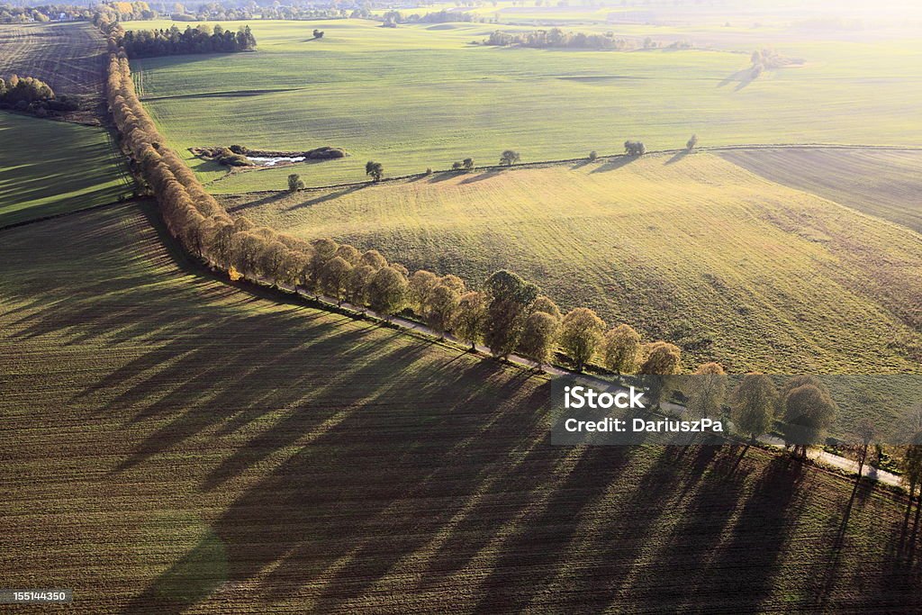 Autunno Veduta aerea - Foto stock royalty-free di A mezz'aria