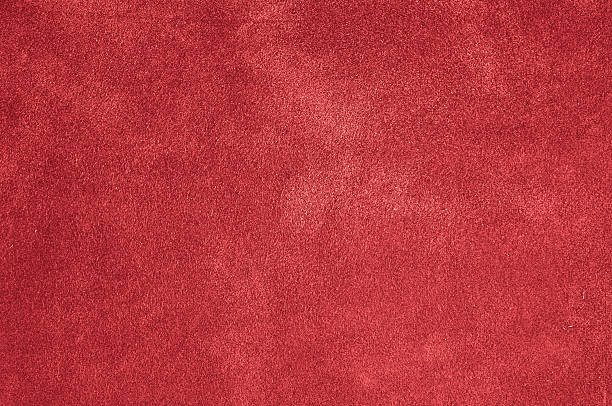 red felt, plush, carpet or velvet background - kabarık stok fotoğraflar ve resimler