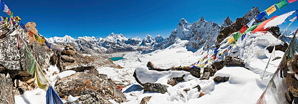 istock Everest prayer flags mountain pass panorama Himalayas Nepal 155144459