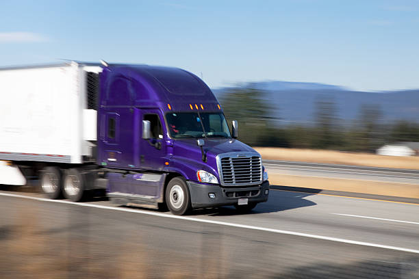 istock Truck on the highway 155144562