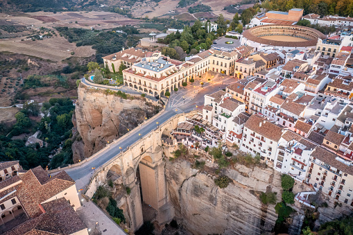 Bridge Sidi-M'Cid of Constantine, the capital of Constantina Province, north-eastern Algeria