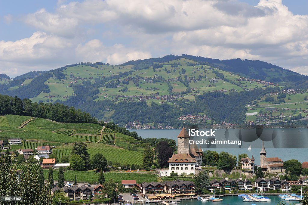 Pittoresco Spiez - Foto stock royalty-free di Ambientazione esterna