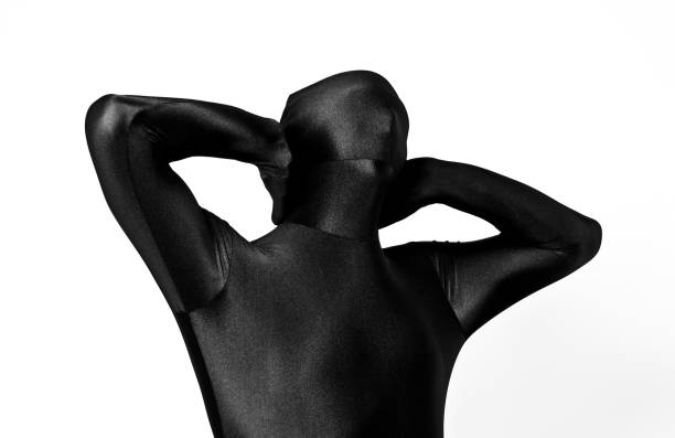 Faceless Man With Neck Pain