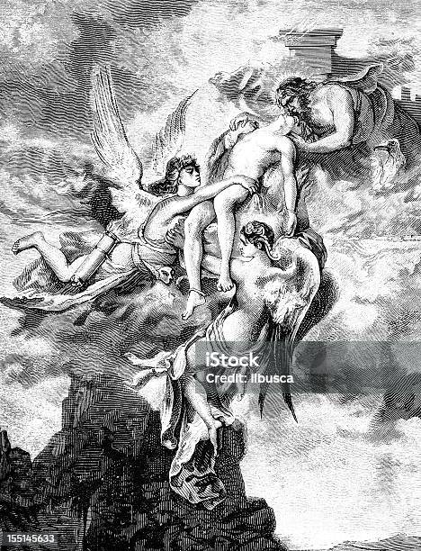 Morte E De Poupança Proporcionam Sarpédon De Zeus Por Levy - Arte vetorial de stock e mais imagens de Dormir