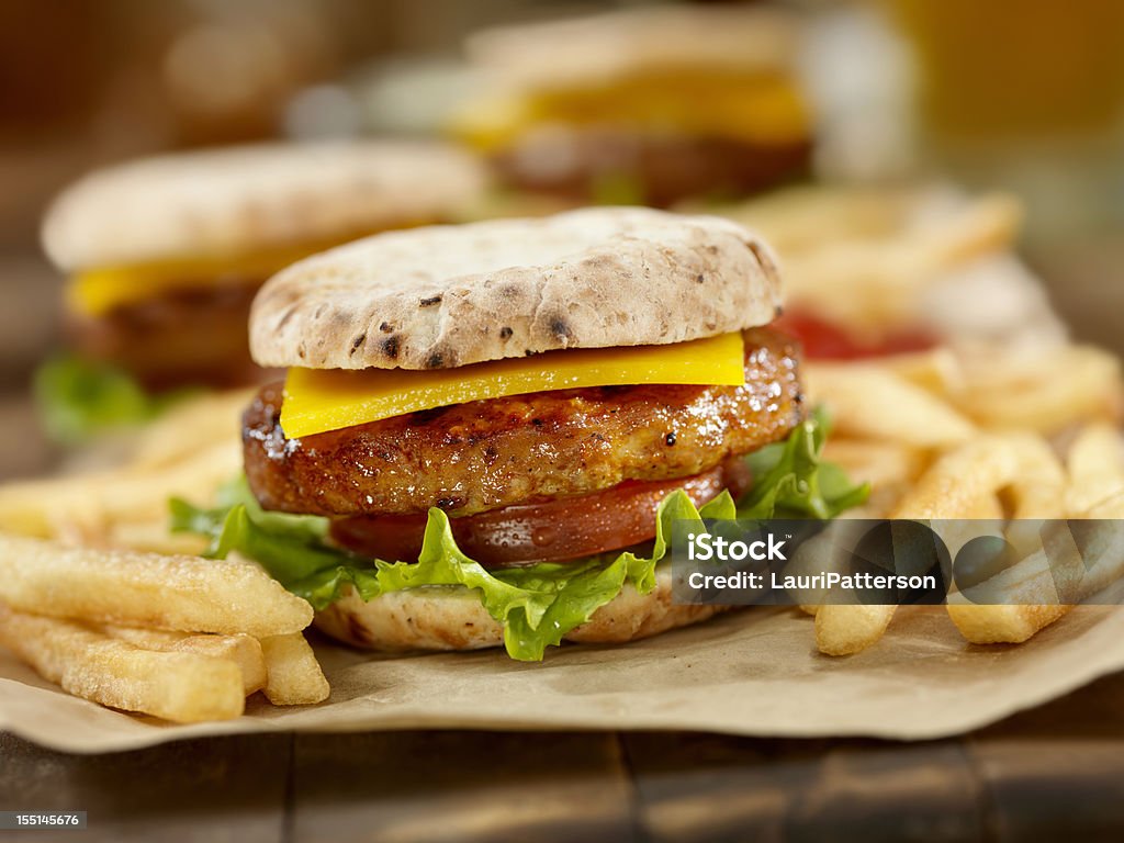 Mini Cheeseburger s - Foto stock royalty-free di Piccolo