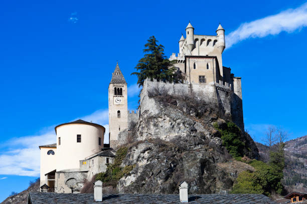 Sarriod (Aosta, Italy) - The medieval castle as farmhouse