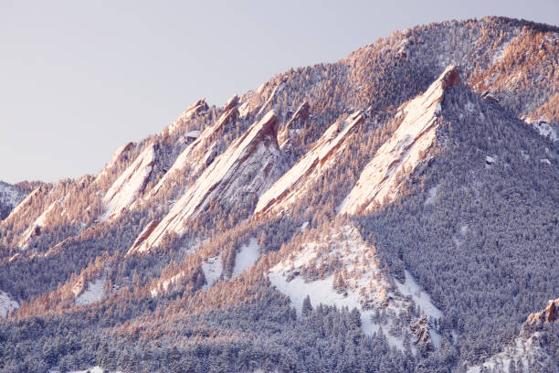 istock Snowy Flatirons of Boulder Colorado 155145868