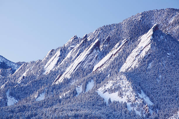 istock Snowy Flatirons of Boulder Colorado 155145869