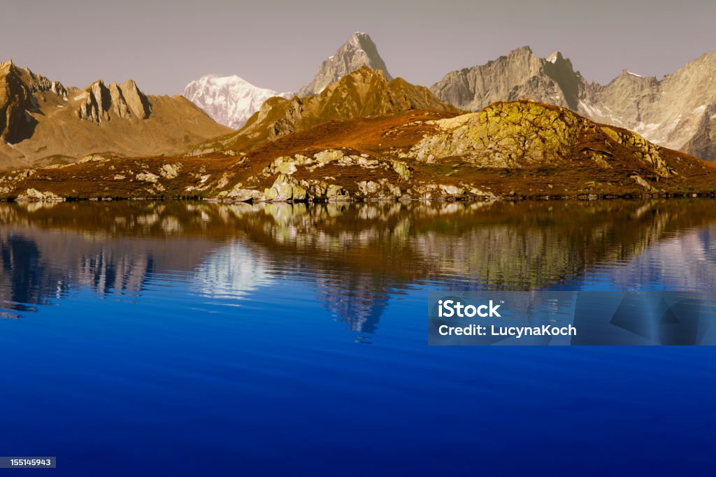 Herbst auf die Berge lacke - Lizenzfrei Alpen Stock-Foto