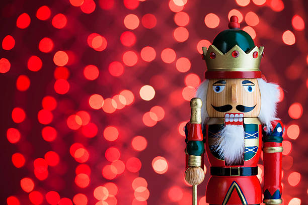 quebra-nozes vermelho - nutcracker - fotografias e filmes do acervo