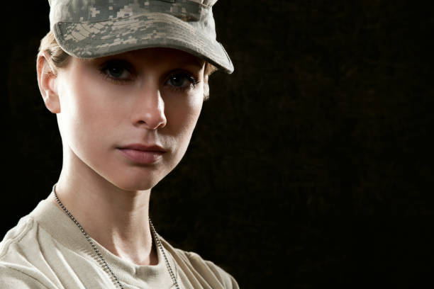 istock Female American Soldier 155146252