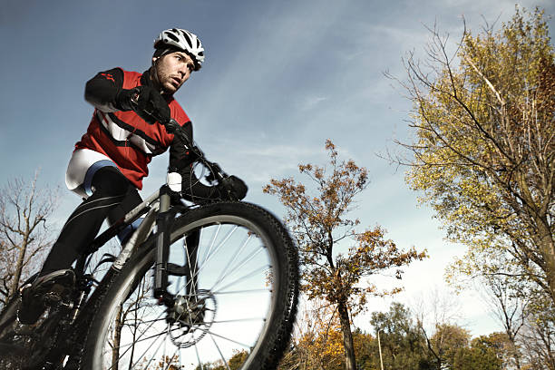 Herbst-Mountainbiken – Foto