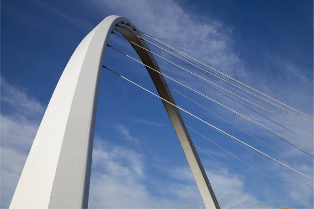 istock Arch of the Gateshead Millennium Bridge, Newcastle 155146429
