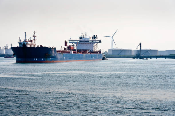 istock oil tanker at refinery 155146486