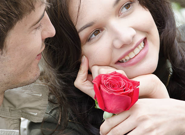 istock Close-up of a romantic couple in love 155146699