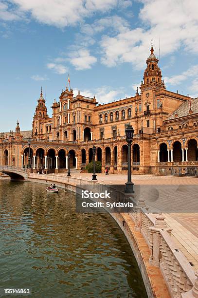 Hiszpański Budynku Sevilla - zdjęcia stockowe i więcej obrazów Plaza de Espana - Sewilla - Plaza de Espana - Sewilla, Turysta, Andaluzja