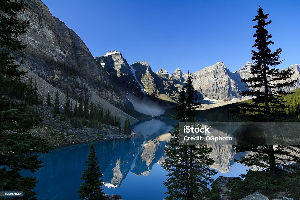 Morraine Lake, Parc National Banff, Canada - Photo de Alberta libre de droits