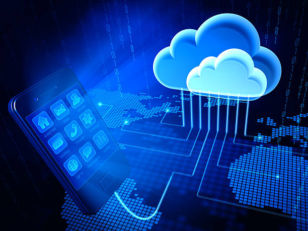 Cloud computing stock photo