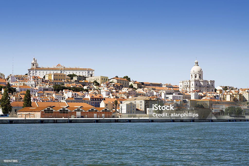 Вид с реки Тежу в Лиссабоне - Стоковые фото Лиссабон роялти-фри