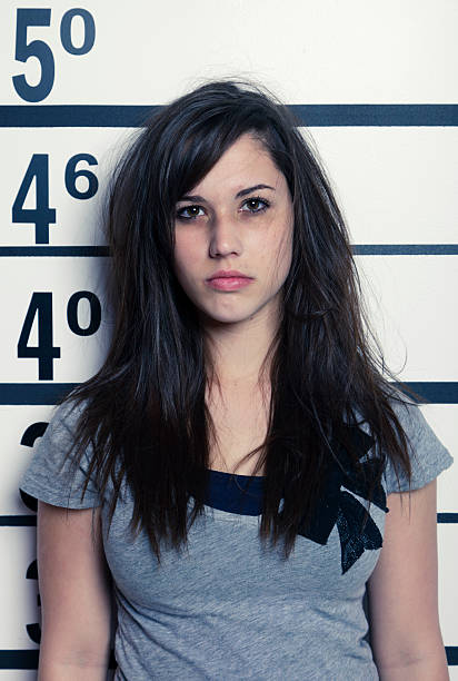 istock Mugshot of a Woman 155147439