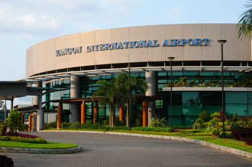 Yangon International Airport in Yangon, Myanmar (Burma)