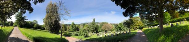 istock Exwick cemetery - trees and surrounding area 1551477033