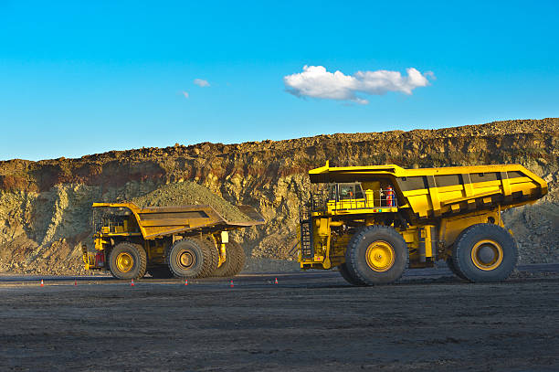 istock Coal Mining Truck on Haul Road 155147918