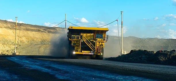 istock Coal Mining Truck on Haul Road 155147921