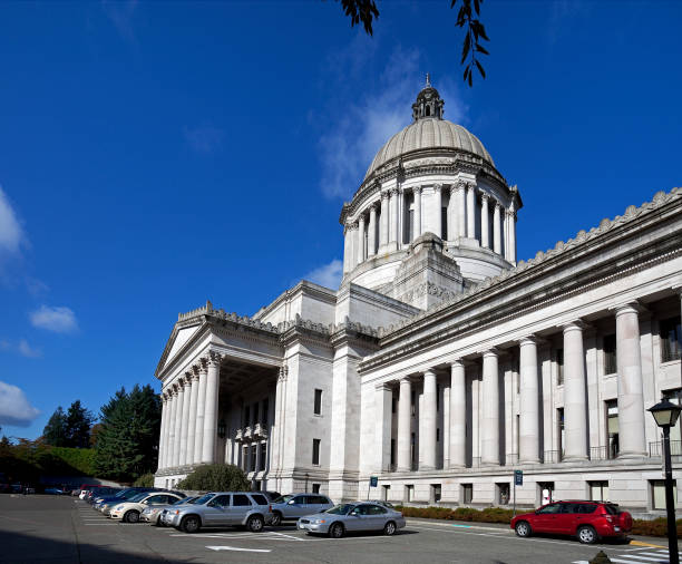 edificio de la asamblea legislativa en olympia washington - us state department fotografías e imágenes de stock