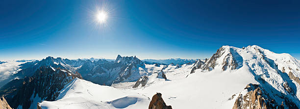 istock Mont Blanc alpine wilderness mountaineers snowy peaks panorama 155148005