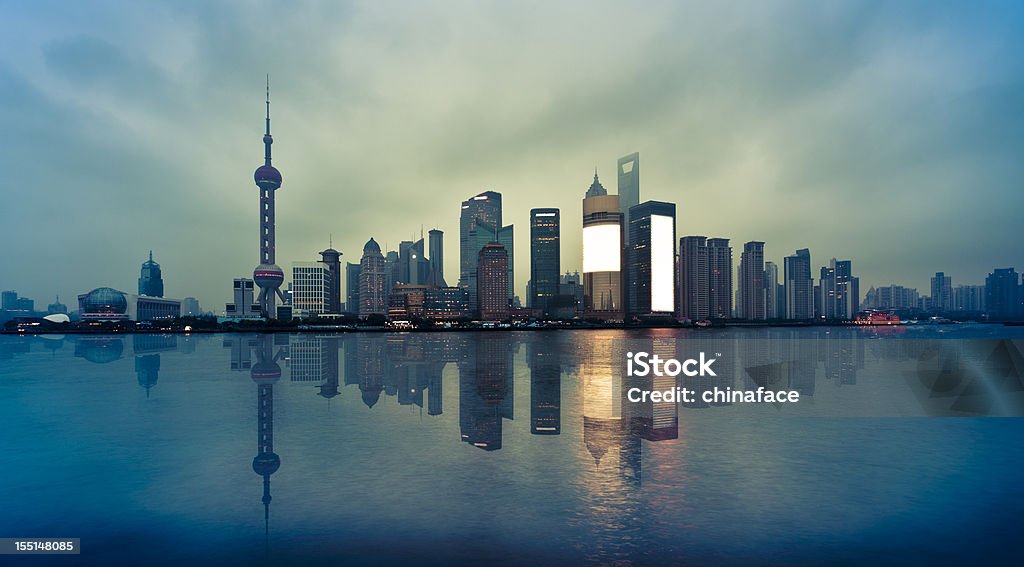 skyine de shanghai, Chine - Photo de Bund libre de droits