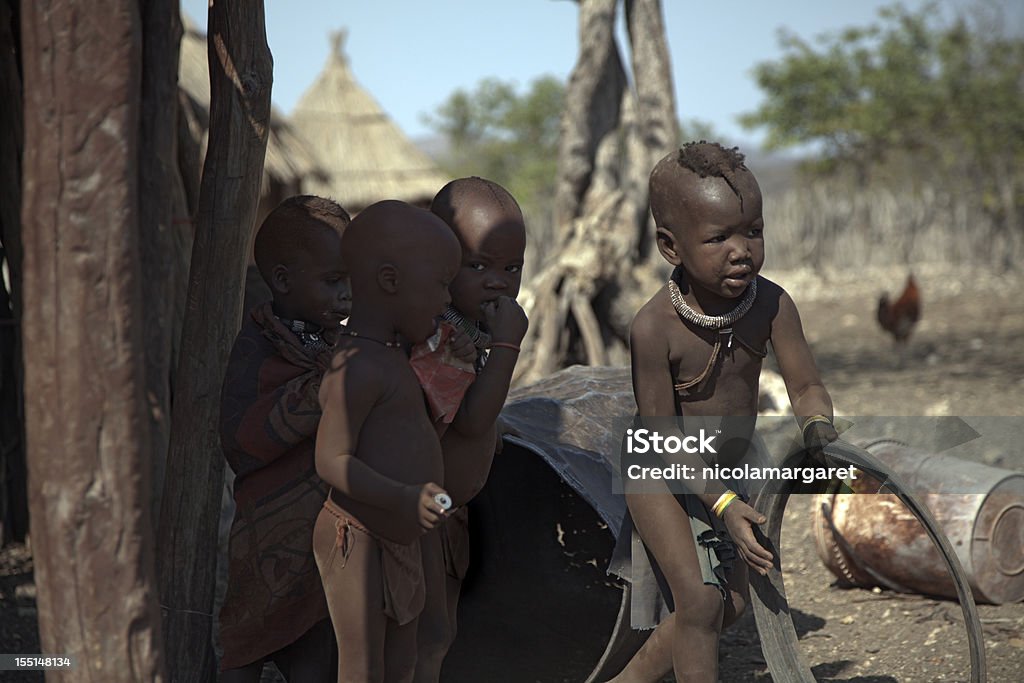 Himba Kinder - Lizenzfrei Namibia Stock-Foto